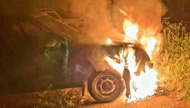 Підпал авто. ФОТО: Прокуратура України