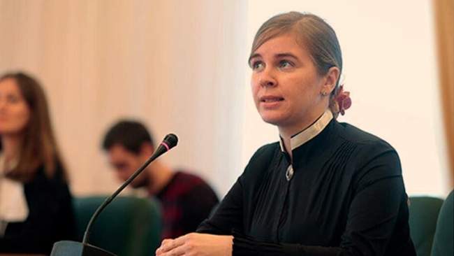 Cуддя Білозерського райсуду Анна Біла-Кисельова. ФОТО: zib.com.ua