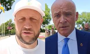Труханов нахамив військовому через пам'ятник Пушкіну в Одесі