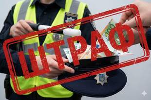 Одессита оштрафовали на сумму вдвое большую за взятку, которую он предлагал патрульному