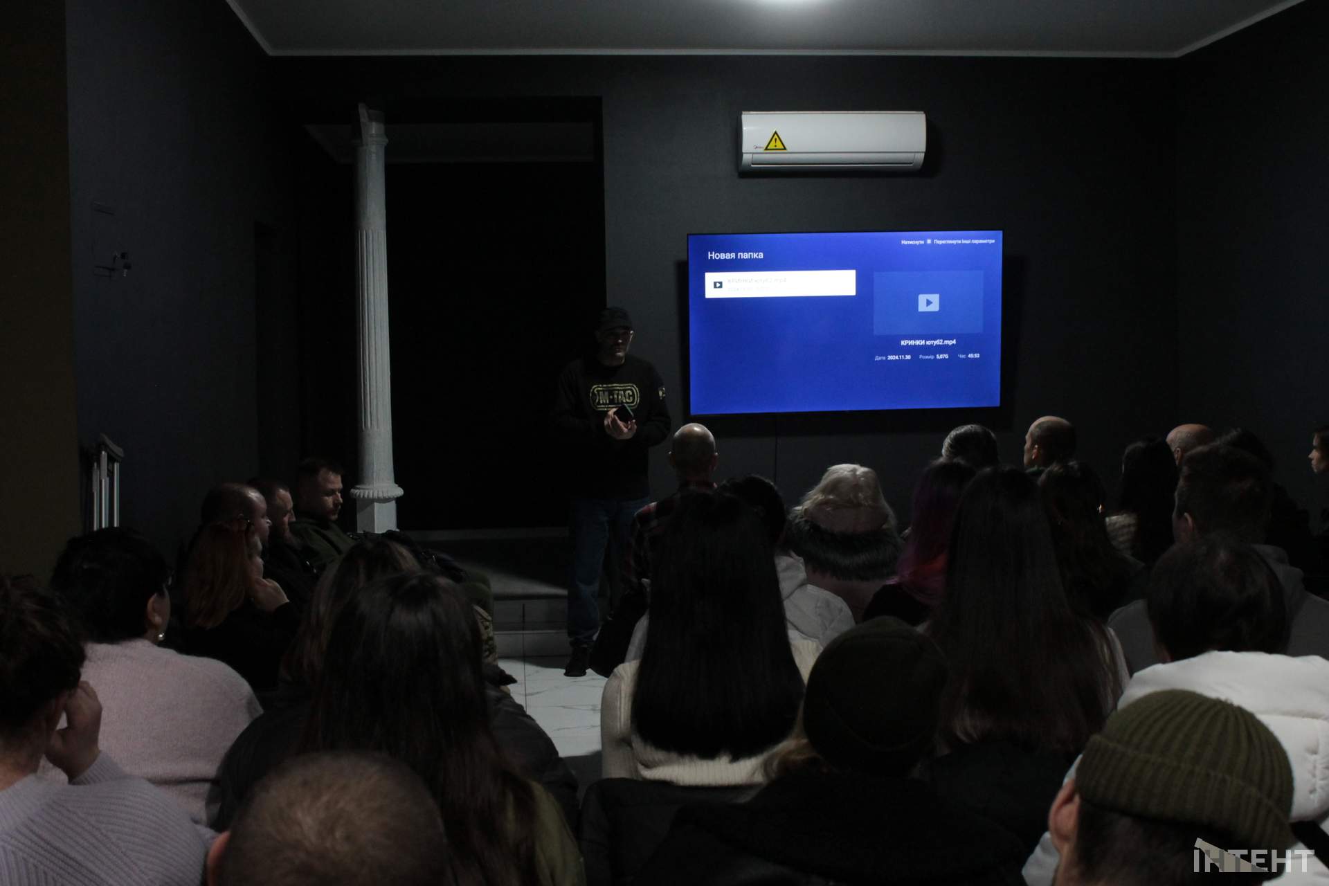 Рекрутинговий центр одеської бригади влаштував показ фільму про Кринки