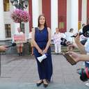 Протест під будівлею мерії через знесення друкарні Фесенка