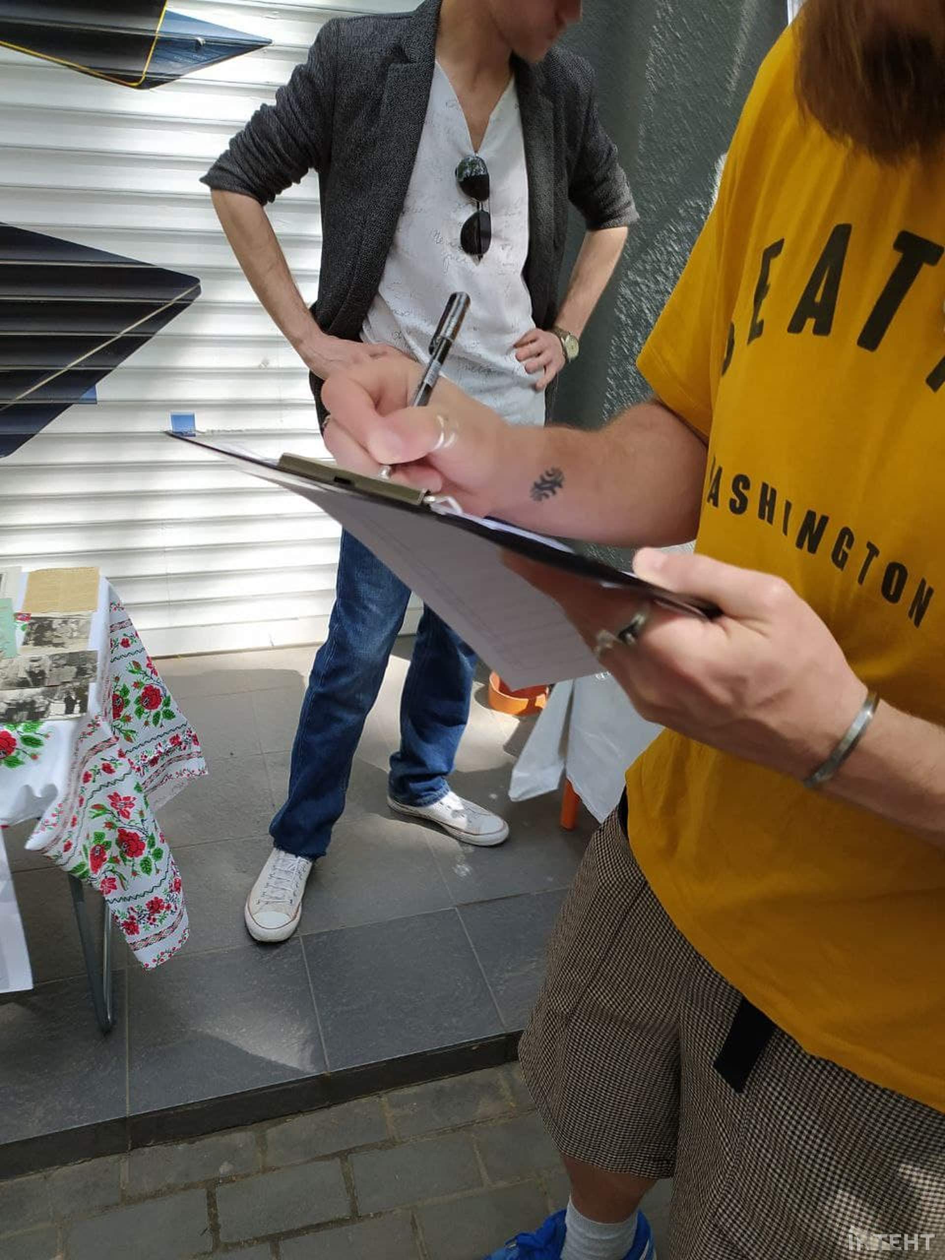 Акція проти руйнування пам'яток архітектури на Рішельєвській