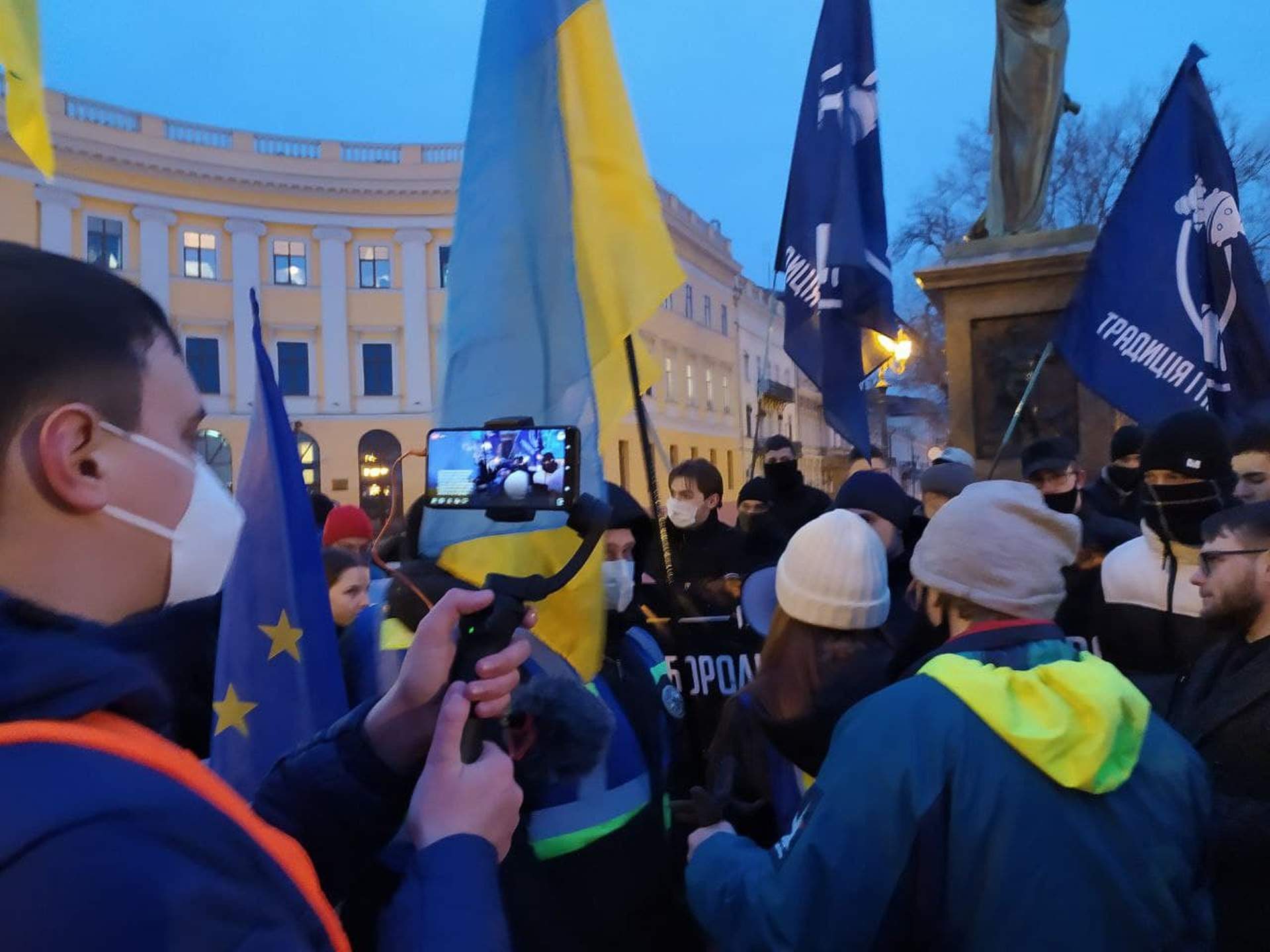 Одесити вшанували пам'ять Героїв Небесної Сотні