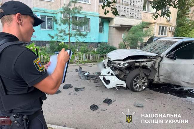 Вибух автомобіля в Одесі