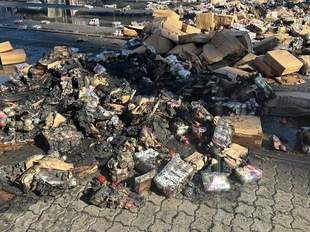 The OVA showed the consequences of Russian attacks on Odesa region ports, where people died