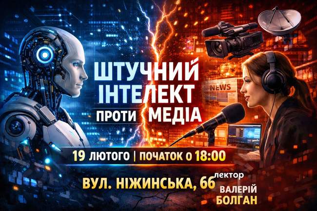 Лекція "Штучний інтелект проти медіа"