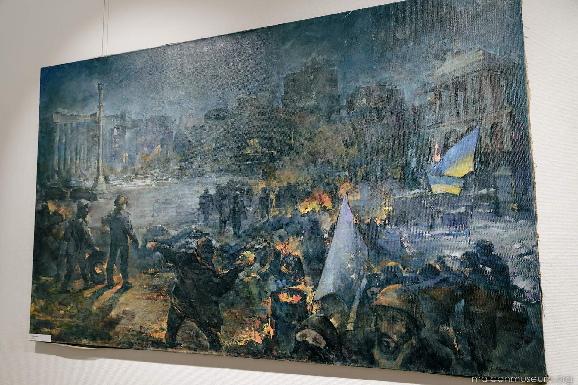 Картини одеського художника про Майдан та війну виставили в Києві