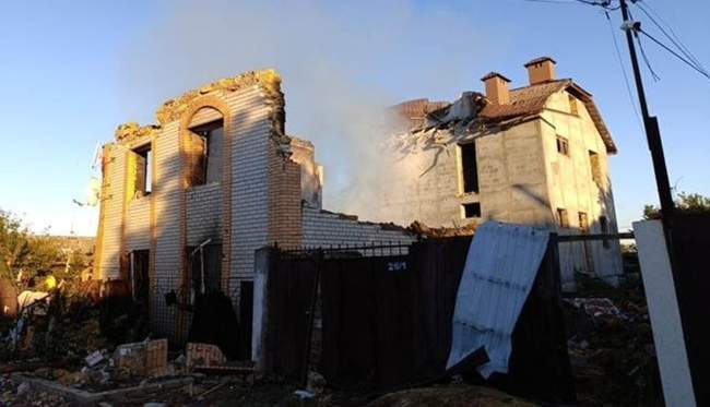 The aftermath of the shelling of Mykolaiv. PHOTO: Oleksandr Senkevych