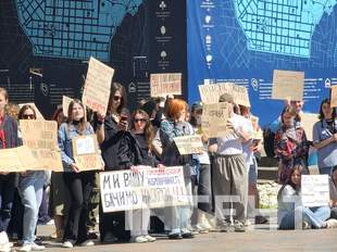 В центре Одессы встретились акция за традиционные ценности и митинг против Гражданского кодекса