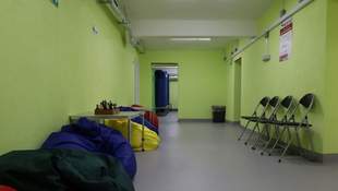 A modern shelter for 500 people was set up in a school in Mykolaiv