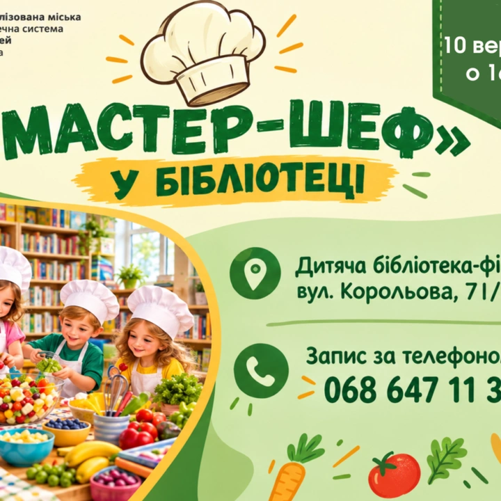 «Мастер-шеф» у бібліотеці