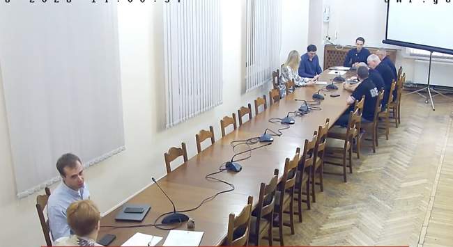 СКРИНШОТ: відео з комісії Одеської міської ради