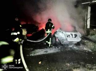 Rescuers of Kherson region had to overcome the consequences of enemy shelling