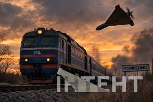 У Чорнобаївці російські шахеди вдарили по пасажирському потягу