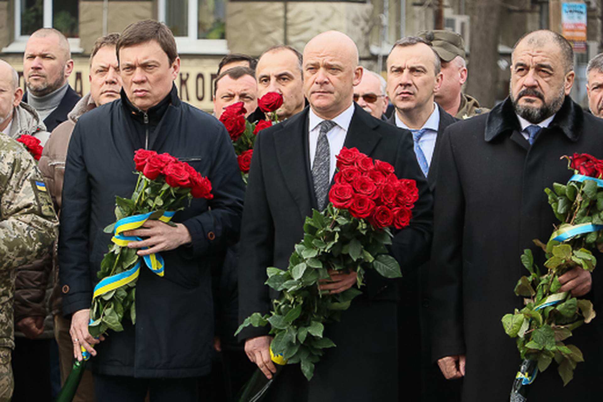 В Одессе возложили цветы у памятника Т.Г.Шевченко