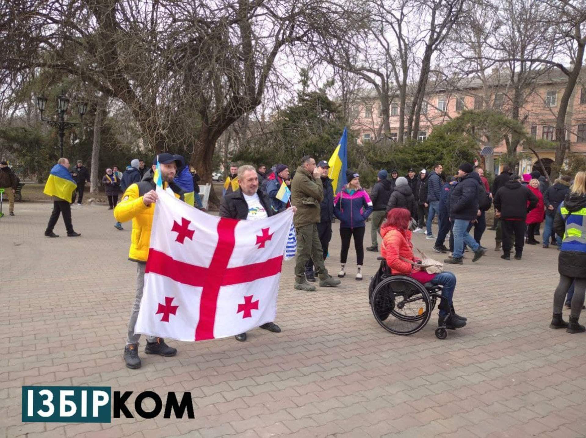 Світлини ІзбірКому з Маршу Єдності та мітингу в центрі Одеси