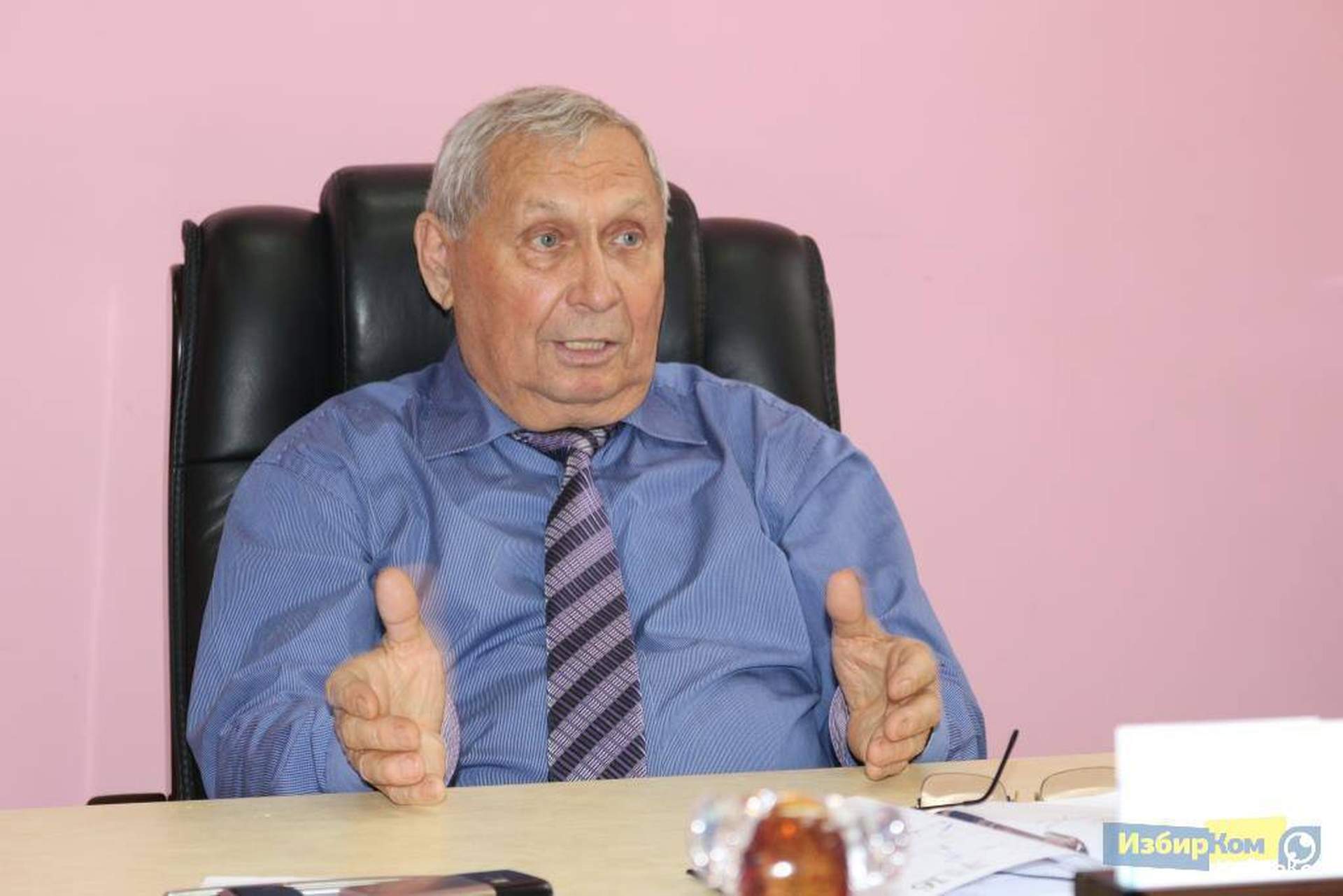 Кабинет почетного президента Одесского порта Николая Павлюка