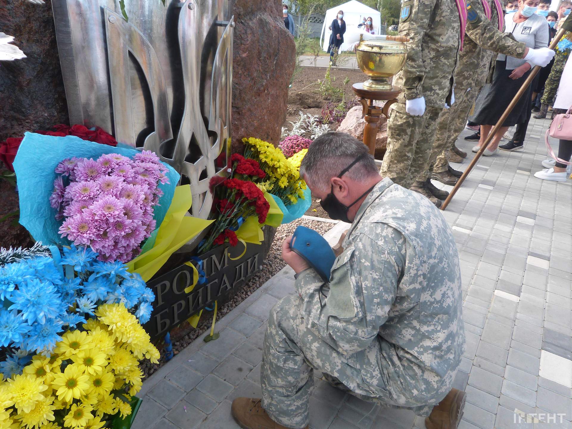 У Доброславі відкрили пам`ятний знак Героям 28 бригади