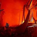 Як пожежники боролися із результатом ракетного удару по Одесі та що залишилось від торгового центру