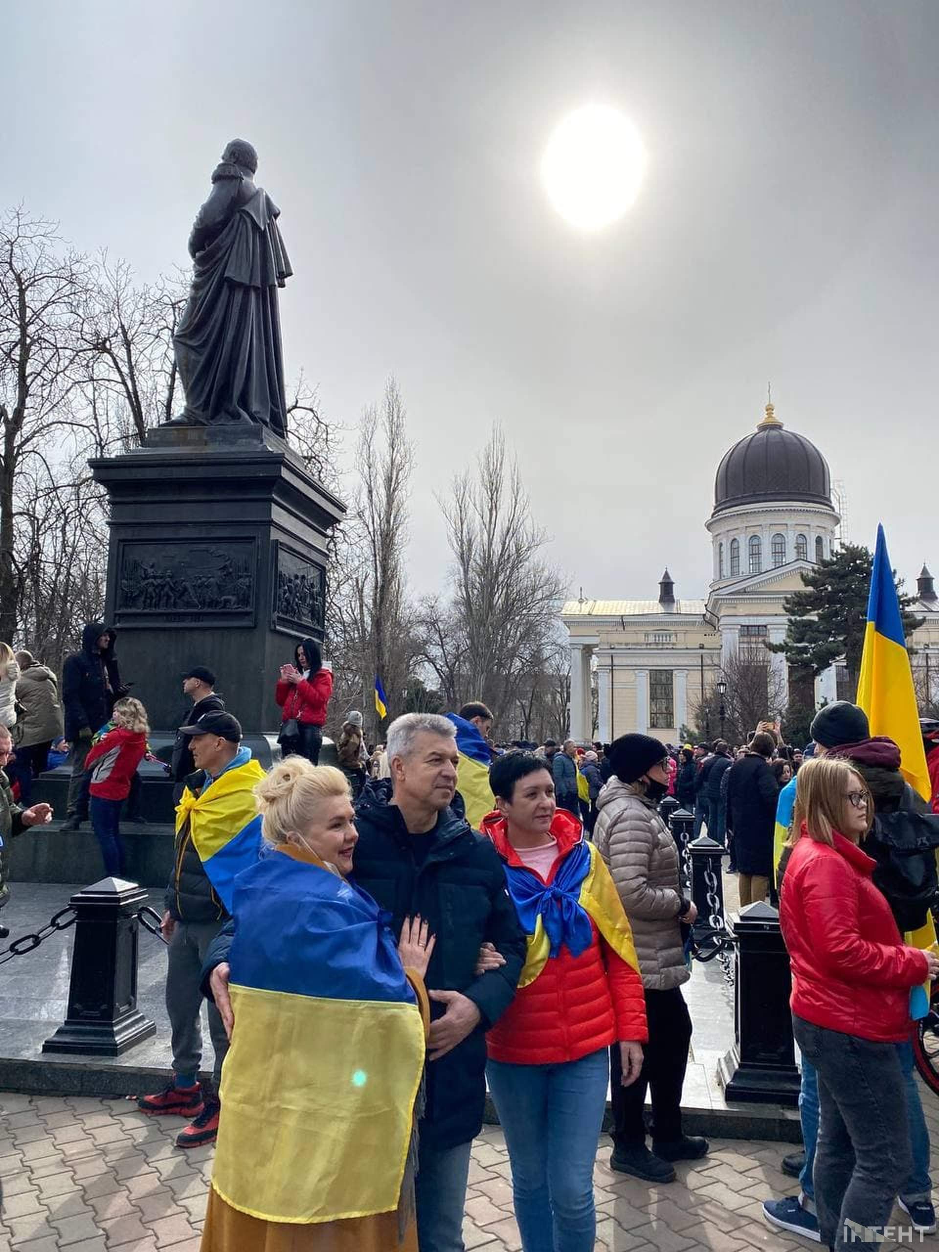 Світлини ІзбірКому з Маршу Єдності та мітингу в центрі Одеси