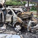 Внаслідок російської атаки в Одесі вночі згоріли 20 авто