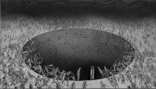 Художник з Херсона привіз виставку до Тарту: шлях картин крізь війну