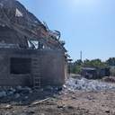 На Одещині пожежу після російської атаки гасили за допомогою потяга