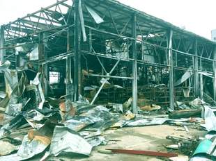 Більш ніж 40 мільйонів збитків довкіллю нанесли окупанти ударом по підприємству на Миколаївщині