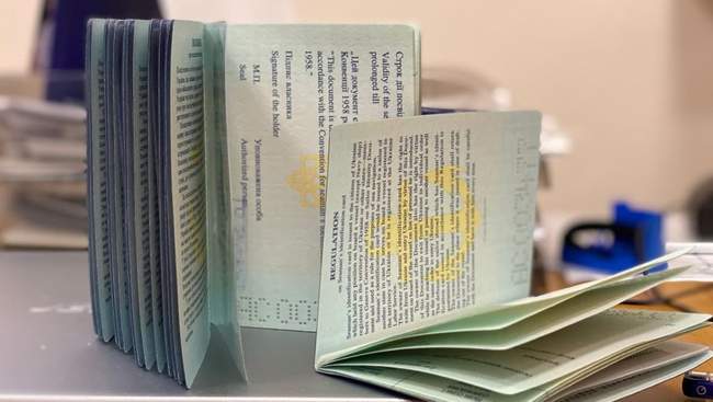 Seafarer's license. PHOTO: npu.gov.ua