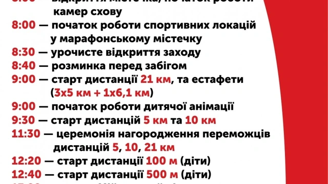 Легкоатлетический забег «Одесса Новая почта Полумарафон»