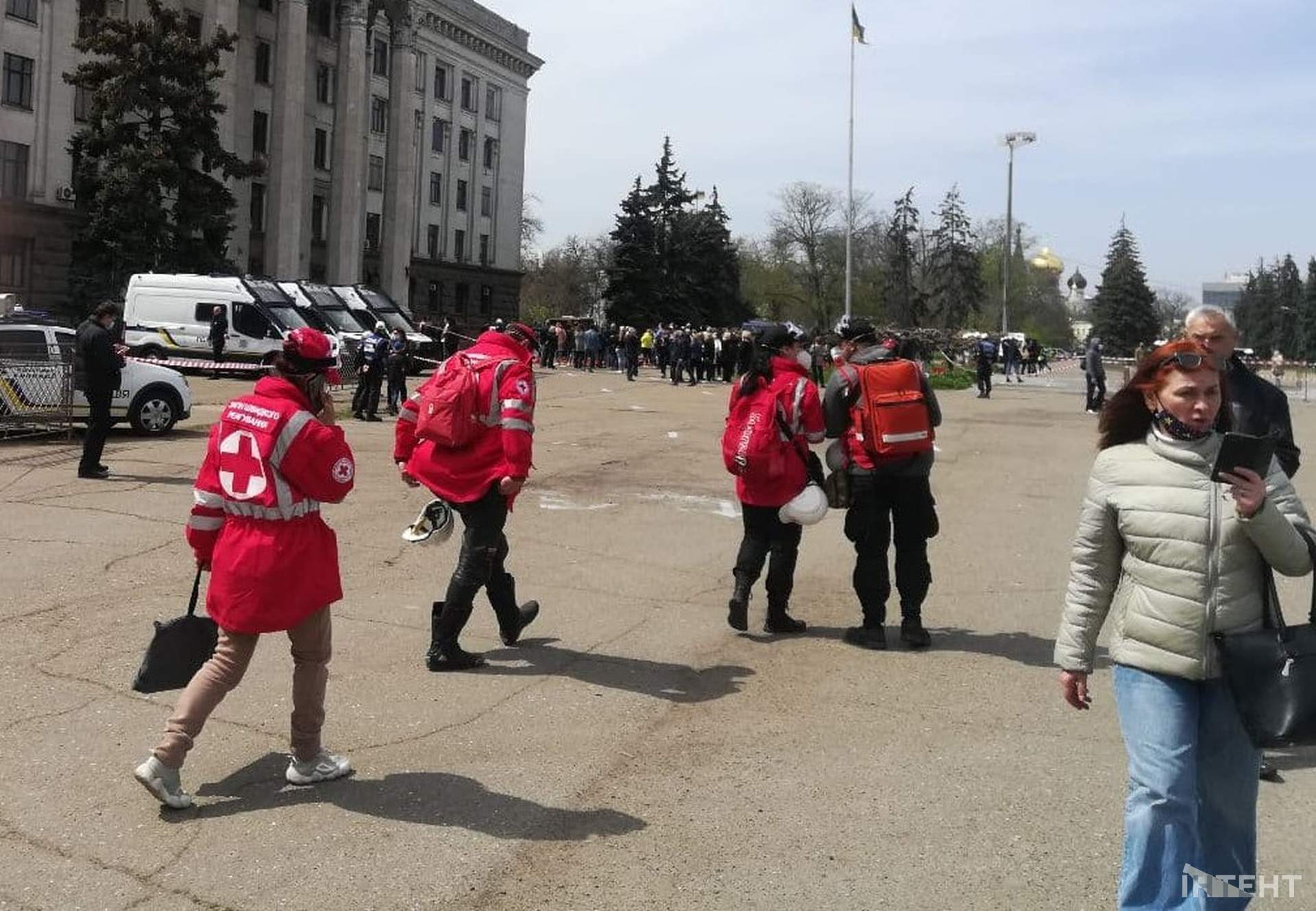 Заходи в центрі Одеси, присвячені подіям 2 травня