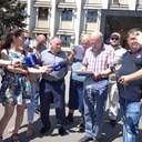 Біля Одеської облдержадміністрації відбувся мітинг журналістів проти законопроєкту про медіа
