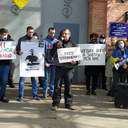 Активісти привітали Сергія Стерненка з Днем народження під стінами Одеського СІЗО