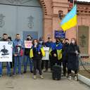 Активісти привітали Сергія Стерненка з Днем народження під стінами Одеського СІЗО