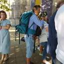 Протест під будівлею мерії через знесення друкарні Фесенка