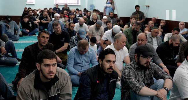 Celebrating Eid al-Adha in Kyiv. Photo: Suspilne Krym