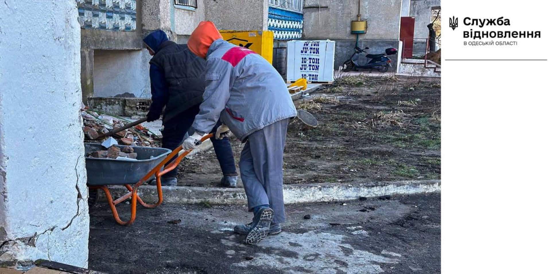 Ремонт зруйнованої багатоповерхівки у Сергіївці: коли закінчать роботи
