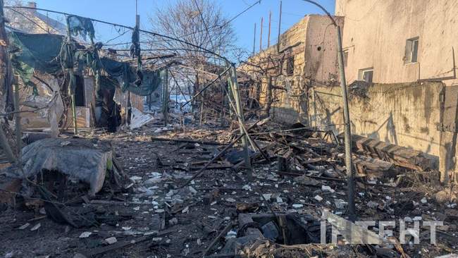 Наслідки атаки на Одещині. ФОТО: Інтент