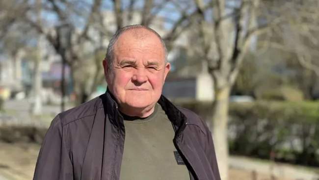 nterpreter Debeliy, head of the Ivanivka SBA. PHOTO: khersondaily.com