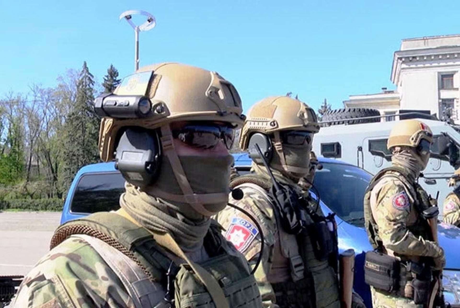 Как в Одессе прошел строевой смотр в преддверии мая