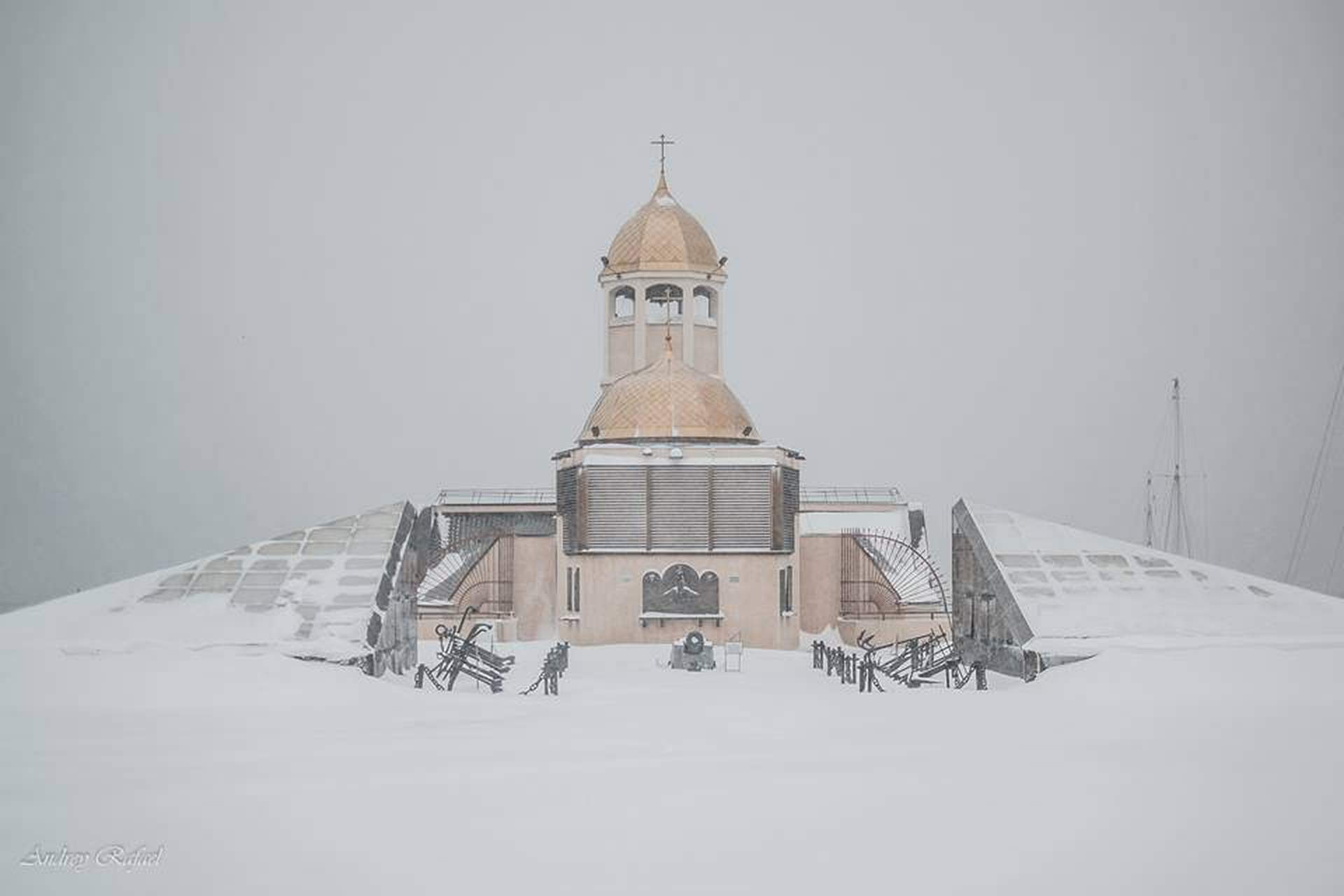 Снегопад в Одессе: январь 2016