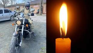 Zmeinyi Island defender released from captivity crashes on motorcycle