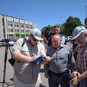 Біля Одеської облдержадміністрації відбувся мітинг журналістів проти законопроєкту про медіа