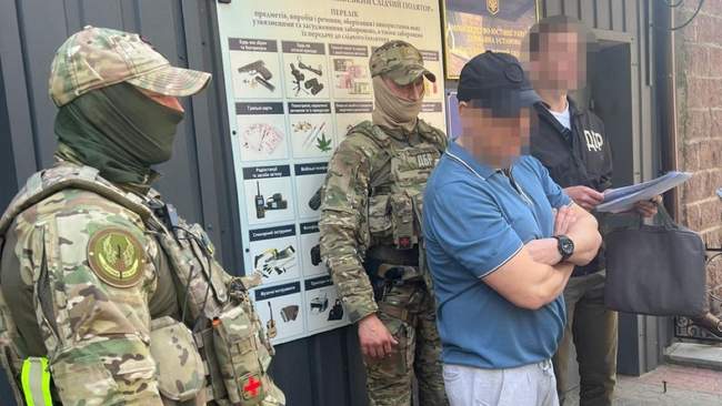 Затримання ексначальника Одеського обласного ТЦК та СП. ФОТО: dbr.gov.ua
