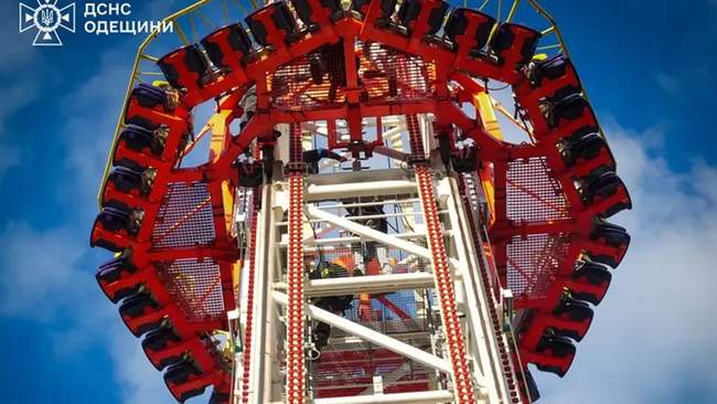 Power Tower в Одесі. ФОТО: ДСНС в Одеській області