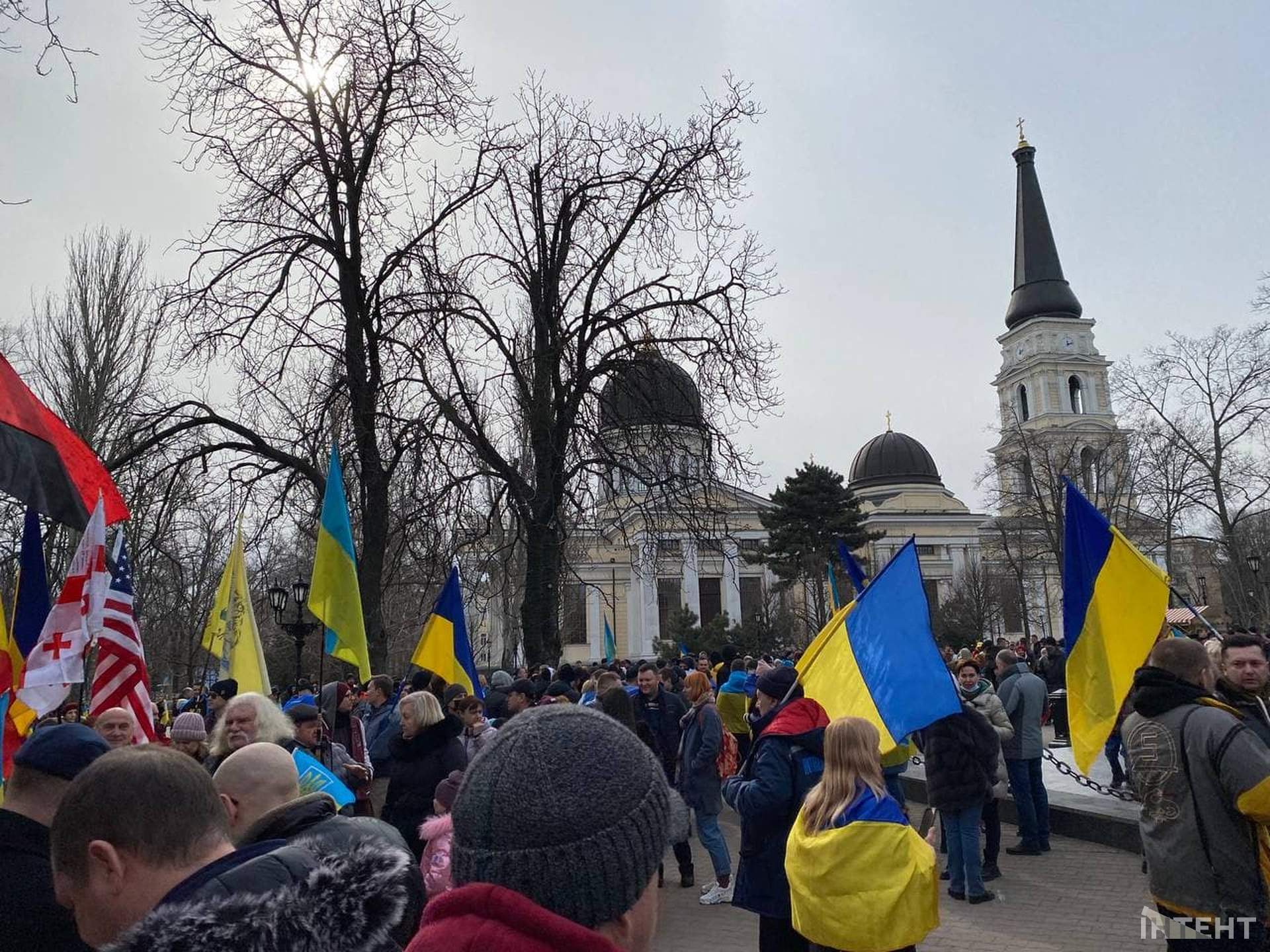 Світлини ІзбірКому з Маршу Єдності та мітингу в центрі Одеси
