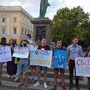 "Жыве Беларусь": в Одесі підтримали акції білорусів за чесні вибори