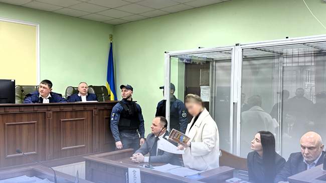 Юлія Тимошенко у суді. ФОТО: ap.vaks.gov.ua