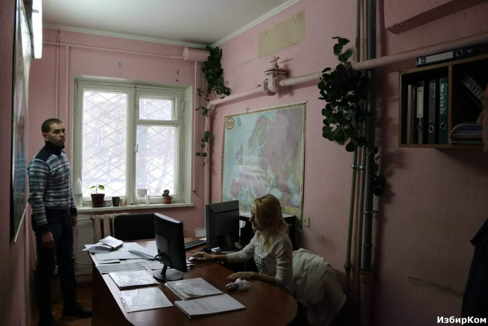 Кабинет начальника ГАИ Александра Одижного